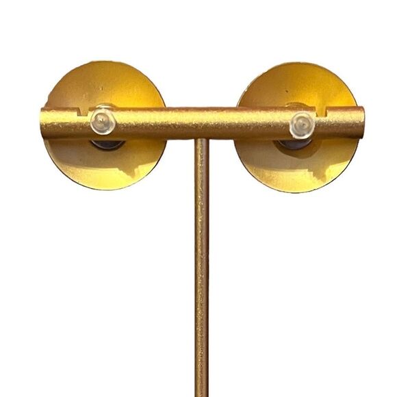 🤯5/$20🤯 Vintage Gold And Silver Round Stud Earrings - Picture 4 of 4